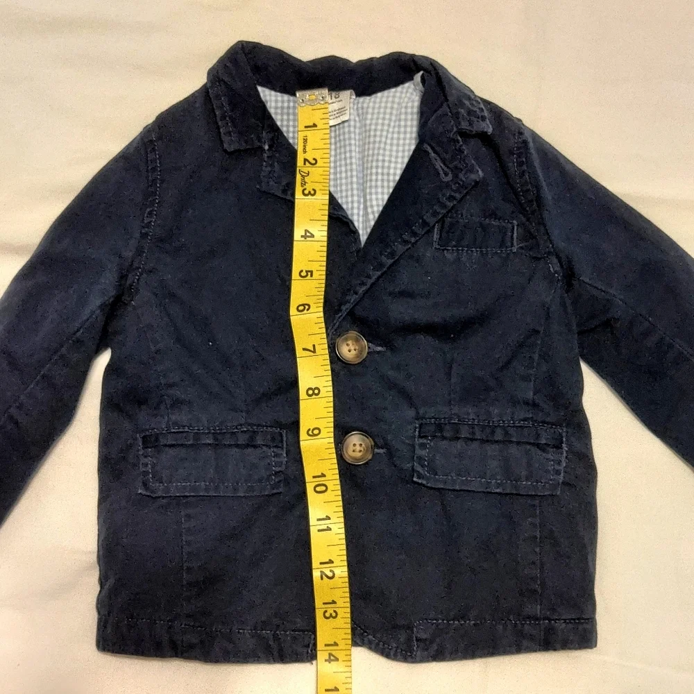 Carter's Navy Blue Cotton‎ Kids Blazer 18 Months Easter Classic Toddlerwear